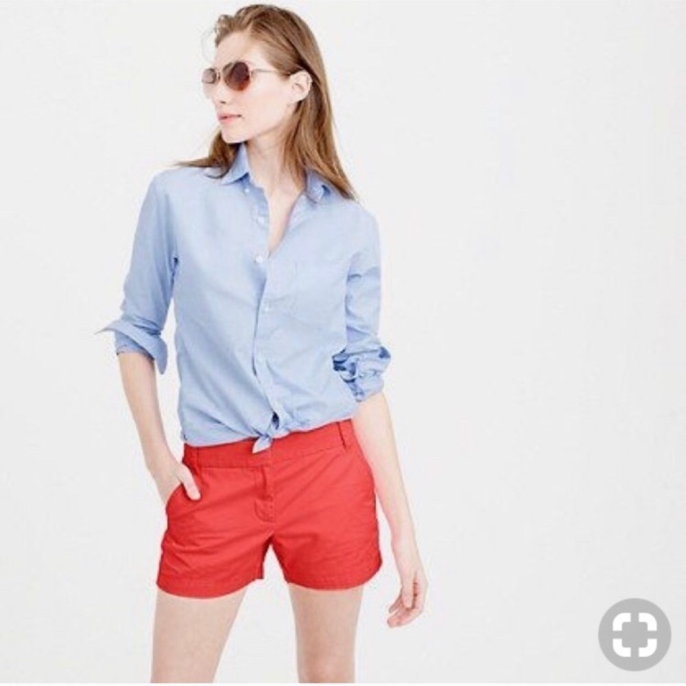 J. Crew Red Chino Shorts